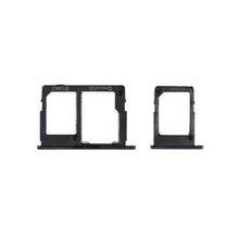 Load image into Gallery viewer, Dual SIM Card Tray for Samsung Galaxy J7 Prime G610F - Black

