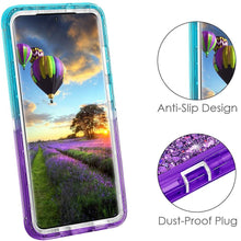 Load image into Gallery viewer, Samsung Galaxy Note 10 Plus Liquid Glitter Gradient Shockproof Case
