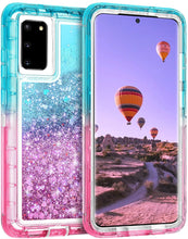 Load image into Gallery viewer, Samsung Galaxy S20 Liquid Glitter Gradient Shockproof Case

