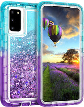 Load image into Gallery viewer, Samsung Galaxy S20 Liquid Glitter Gradient Shockproof Case

