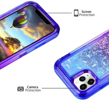 Load image into Gallery viewer, iPhone 11 Pro Max Liquid Glitter Gradient Shockproof Case

