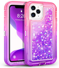 Load image into Gallery viewer, iPhone 11 Pro Max Liquid Glitter Gradient Shockproof Case
