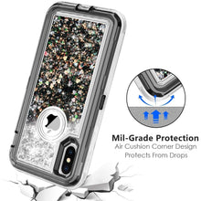 Load image into Gallery viewer, iPhone X / XS Liquid Glitter Shockproof Case
