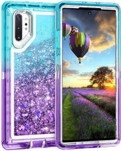 Load image into Gallery viewer, Samsung Galaxy Note 10 Plus Liquid Glitter Gradient Shockproof Case
