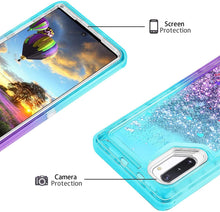 Load image into Gallery viewer, Samsung Galaxy Note 10 Liquid Glitter Gradient Shockproof Case
