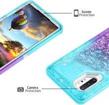 Load image into Gallery viewer, Samsung Galaxy Note 10 Plus Liquid Glitter Gradient Shockproof Case
