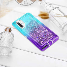 Load image into Gallery viewer, Samsung Galaxy Note 10 Plus Liquid Glitter Gradient Shockproof Case
