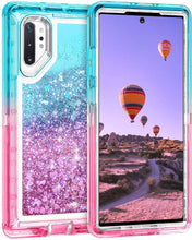 Load image into Gallery viewer, Samsung Galaxy Note 10 Plus Liquid Glitter Gradient Shockproof Case
