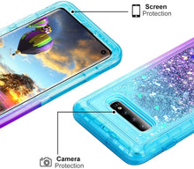 Load image into Gallery viewer, Samsung Galaxy S10e Liquid Glitter Gradient Shockproof Case
