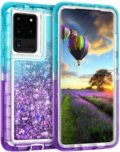 Load image into Gallery viewer, Samsung Galaxy S20 Ultra Liquid Glitter Gradient Shockproof Case
