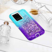 Load image into Gallery viewer, Samsung Galaxy S20 Ultra Liquid Glitter Gradient Shockproof Case
