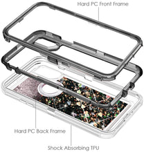 Load image into Gallery viewer, iPhone XR Liquid Glitter Shockproof Case
