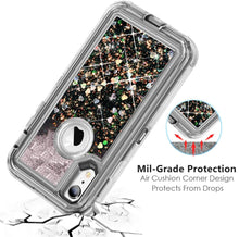 Load image into Gallery viewer, iPhone XR Liquid Glitter Shockproof Case
