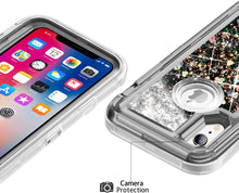Load image into Gallery viewer, iPhone XR Liquid Glitter Shockproof Case
