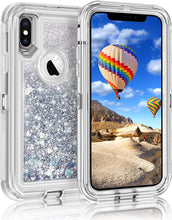 Load image into Gallery viewer, iPhone X / XS Liquid Glitter Shockproof Case
