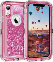Load image into Gallery viewer, iPhone XR Liquid Glitter Shockproof Case

