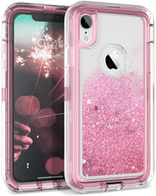 Load image into Gallery viewer, iPhone XR Liquid Glitter Shockproof Case
