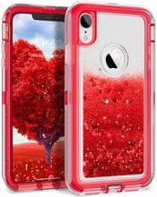 Load image into Gallery viewer, iPhone XR Liquid Glitter Shockproof Case
