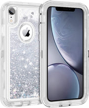 Load image into Gallery viewer, iPhone XR Liquid Glitter Shockproof Case
