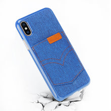 Load image into Gallery viewer, iPhone 6 / 6S Hanman Sail Cardholder Denim Back Case
