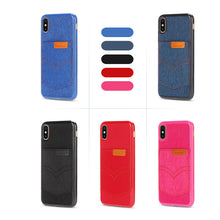 Load image into Gallery viewer, Samsung Galaxy Note 8 Hanman Sail Cardholder Denim Back Case
