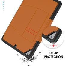 Load image into Gallery viewer, iPad 5 / 6 Card-Holder Full Body Protection Flip Case - Brown
