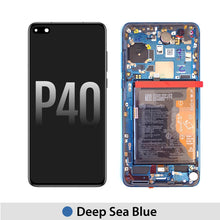 Load image into Gallery viewer, LCD Screen Digitizer Replacement with Frame for Huawei P40

