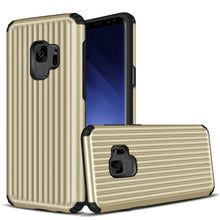 Load image into Gallery viewer, Samsung Galaxy S9 Plus Metal Luggage Style Case

