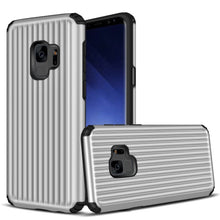 Load image into Gallery viewer, Samsung Galaxy S9 Plus Metal Luggage Style Case
