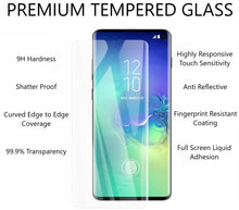 Load image into Gallery viewer, Samsung Galaxy S10 UV Glue Tempered Glass Screen Protector - Nano Optics
