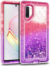Load image into Gallery viewer, Samsung Galaxy S10e Liquid Glitter Gradient Shockproof Case
