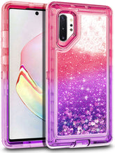 Load image into Gallery viewer, Samsung Galaxy Note 10 Plus Liquid Glitter Gradient Shockproof Case
