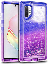 Load image into Gallery viewer, Samsung Galaxy Note 10 Plus Liquid Glitter Gradient Shockproof Case
