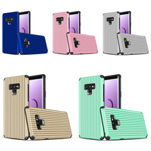 Load image into Gallery viewer, Samsung Galaxy Note 9 Metal Luggage Style Case
