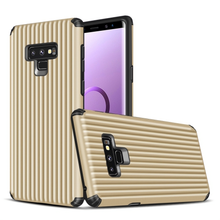 Load image into Gallery viewer, Samsung Galaxy Note 9 Metal Luggage Style Case
