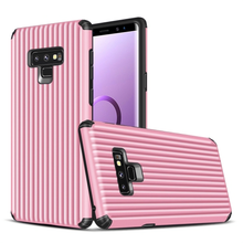 Load image into Gallery viewer, Samsung Galaxy Note 9 Metal Luggage Style Case
