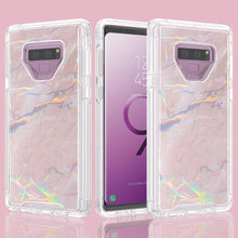 Load image into Gallery viewer, Samsung Galaxy Note 9 Marble Hybrid Armor Case
