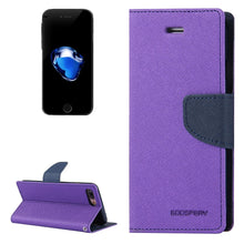 Load image into Gallery viewer, iPhone 7 Plus / 8 Plus Mercury Goospery Fancy Diary Wallet Case

