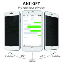 Load image into Gallery viewer, iPhone 7 Plus / 8 Plus Anti-Spy Privacy Tempered Glass Screen Protector - White
