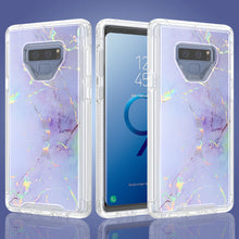 Load image into Gallery viewer, Samsung Galaxy Note 9 Marble Hybrid Armor Case
