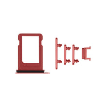 Load image into Gallery viewer, SIM Card Tray and Side Button for iPhone XR - Red
