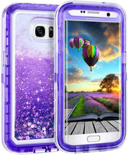 Load image into Gallery viewer, Samsung Galaxy S7 Liquid Glitter Shockproof Case
