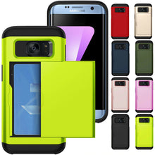 Load image into Gallery viewer, Samsung Galaxy S8 Slim Armor Card Slide Case
