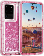 Load image into Gallery viewer, Samsung Galaxy S20 Ultra Liquid Glitter Shockproof Case
