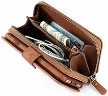 Load image into Gallery viewer, iPhone 13 / 13 Pro Max / Mini Leather Wallet Purse Card Holder Case
