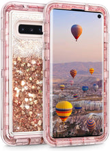 Load image into Gallery viewer, Samsung Galaxy S10e Liquid Glitter Shockproof Case
