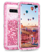 Load image into Gallery viewer, Samsung Galaxy S10 Plus Liquid Glitter Shockproof Case
