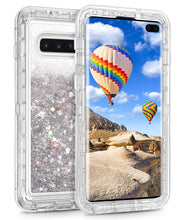 Load image into Gallery viewer, Samsung Galaxy S10 Plus Liquid Glitter Shockproof Case
