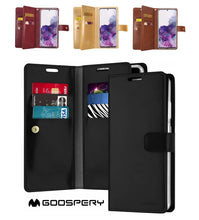 Load image into Gallery viewer, Samsung Galaxy A72 Mercury Goospery Mansoor Diary Wallet Case
