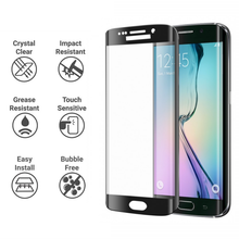 Load image into Gallery viewer, Galaxy S6 Edge Full Glue Coverage 9H Tempered Glass Screen Protector

